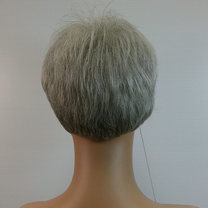 Sarah - Gray Short Length Synthetic HF Wig - Image 2