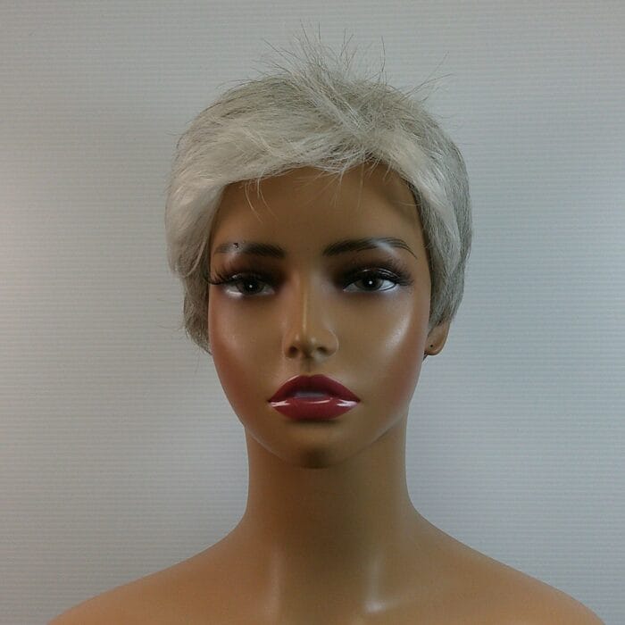 Sarah - Gray Short Length Synthetic HF Wig